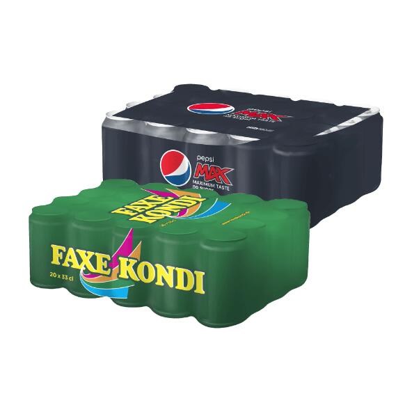 Faxe Kondi eller Pepsi Max