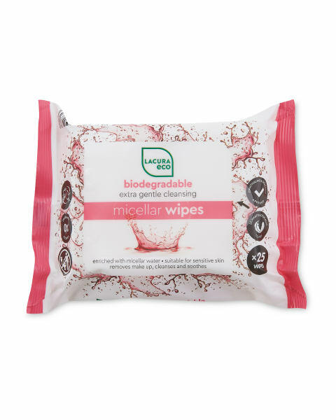 Extra Gentle Micellar Wipes 25 Pack