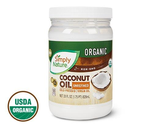 Simply Nature 
 Large Organic Coconut Oil