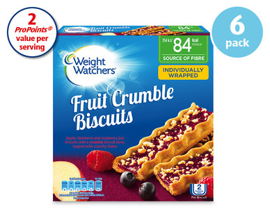 Weight Watchers(R) Fruit Crumble Biscuits