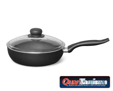 Crofton 9.4" Nonstick Frying Pan With Glass Lid