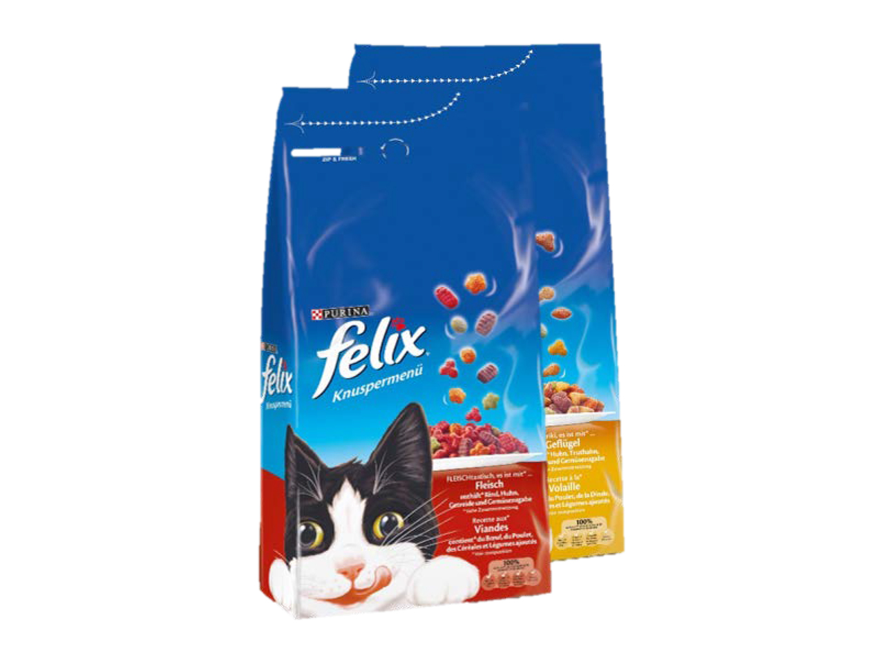 Nourriture sèche pour chats Felix