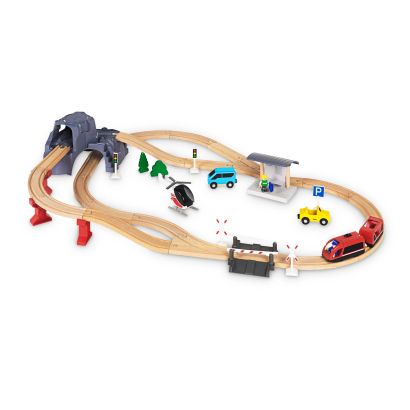 Circuit pour trains ou voitures en bois
