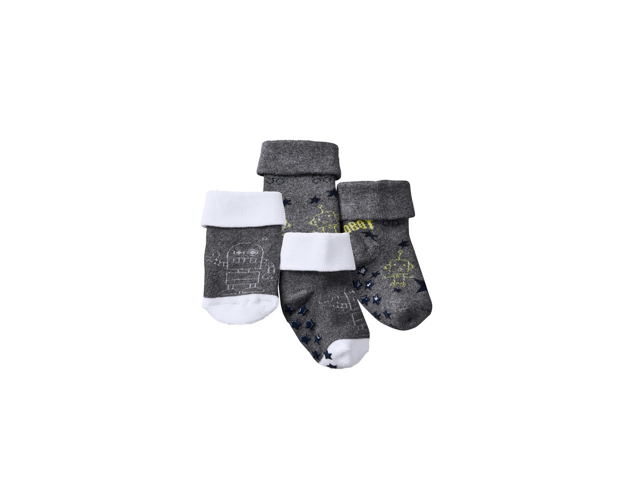 Punčochové kalhoty / ponožky s ABS nopky – 2 páry