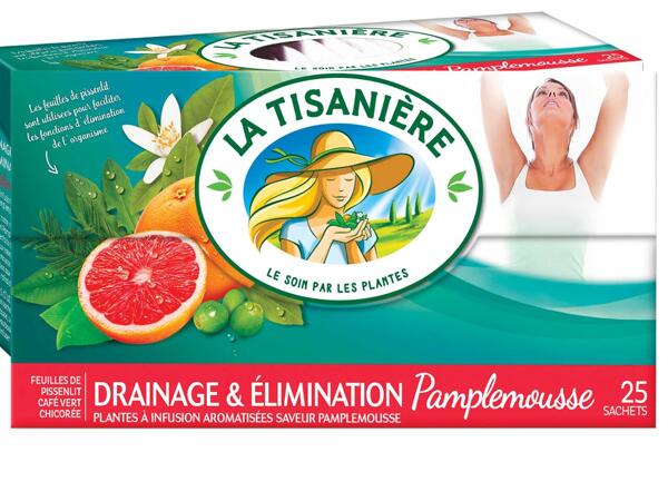 La Tisanière Drainage & Elimination pamplemousse
