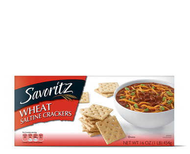 Savoritz Wheat or Unsalted Saltine Crackers