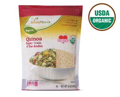 SimplyNature Organic White or Tri-Color Quinoa