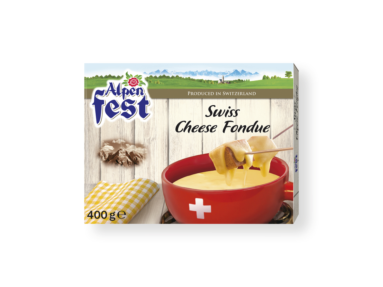 'Alpenfest(R)' Fondue de queso clásica suiza