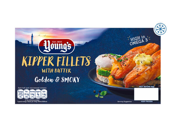 Young's Kipper Fillets with Butter