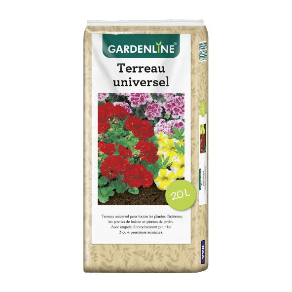 GARDENLINE(R) 				Terreau universel pour les plantes d'intérieur