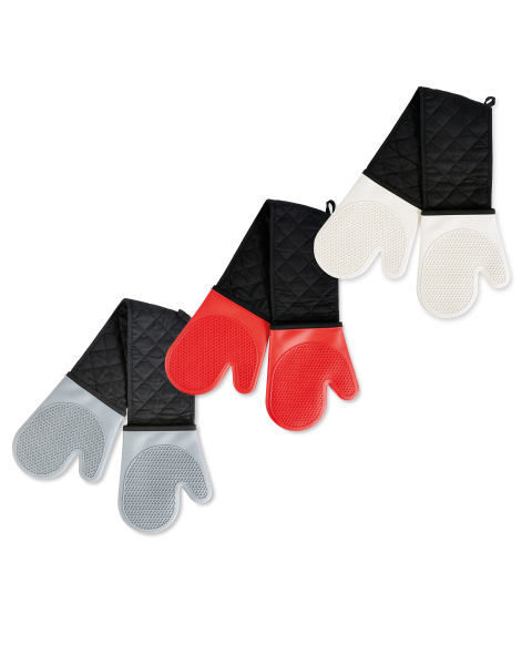 Crofton Silicone Double Oven Gloves