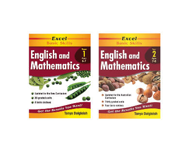 Excel Basic Skills Books – English and Mathematics Core