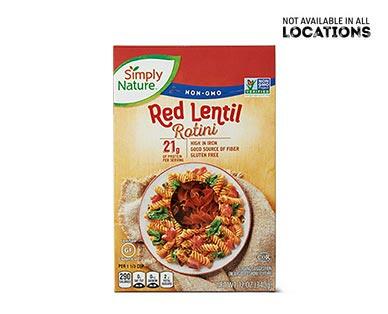 Simply Nature 
 Red Lentil Rotini or Chickpea Penne
