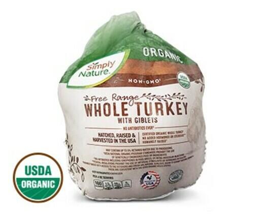 Simply Nature 
 Fresh Organic Turkey