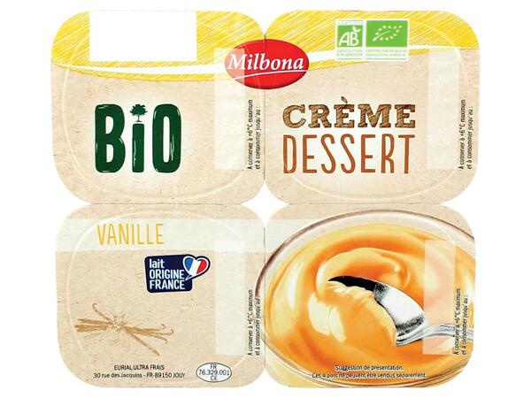 Crème dessert Bio