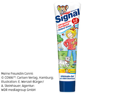 Signal Milchzahn-Gel oder Junior Zahnpasta