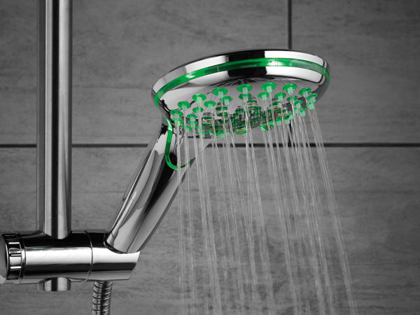 Handheld Shower Head with LED Temperature Indicator