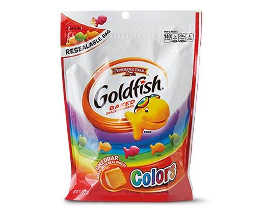 Pepperidge Farm 
 Goldfish Colors or Xtra Cheddar Mix