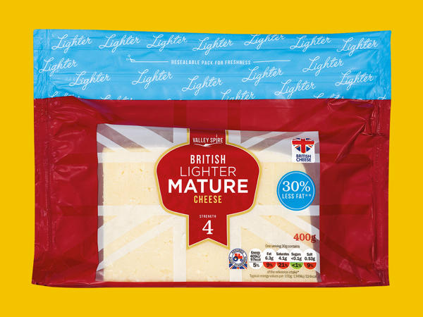 Valley Spire British Lighter Mature Cheese