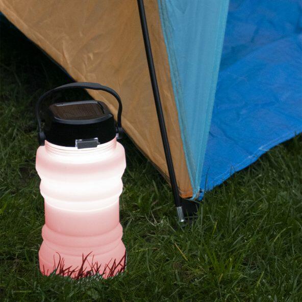 LIGHT ZONE(R) 				Lampe LED de camping à énergie solaire