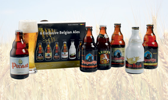 6 bières belges exclusives*