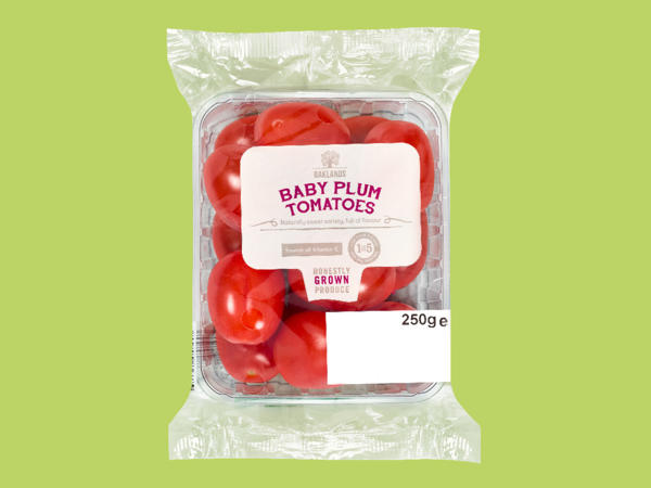 Oaklands Baby Plum Tomatoes