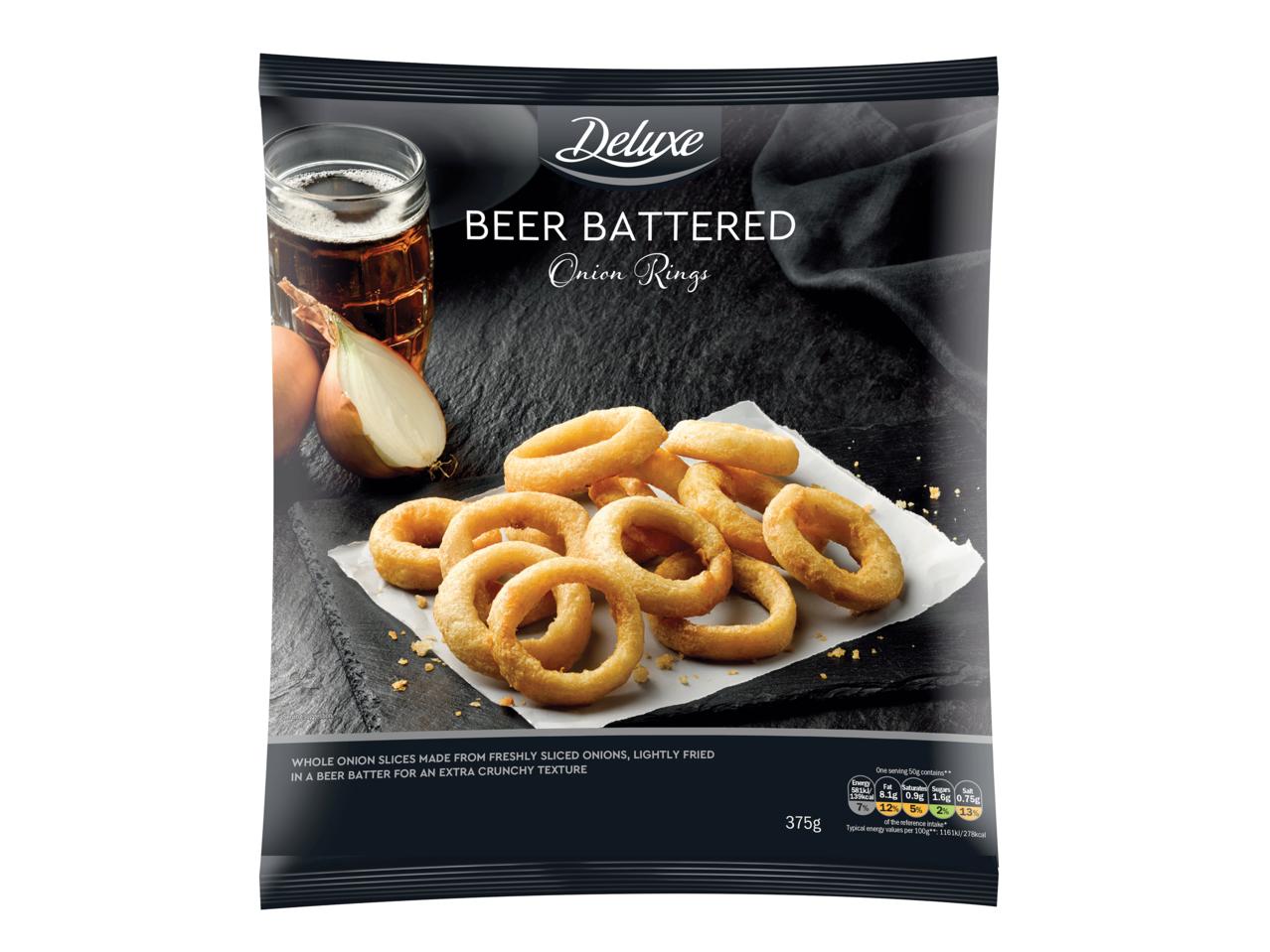 Deluxe Beer Battered Onion Rings