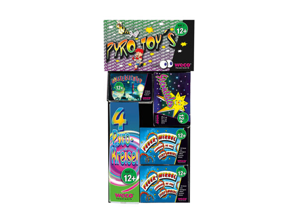 Pyro Toy's, 34 pièces