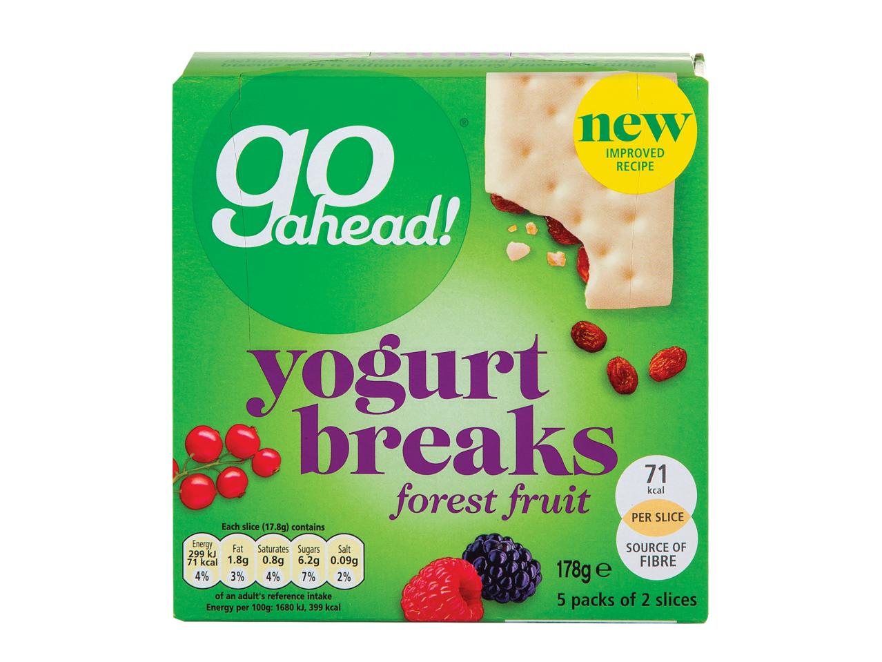 GO AHEAD Yogurt Breaks/ Crispy Slices