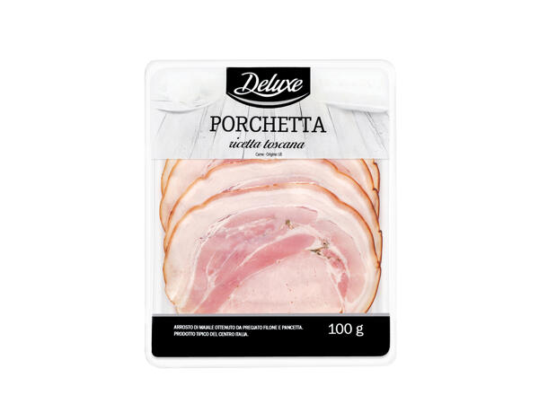 Spit roasted Pork in Tuscan style (Porchetta)