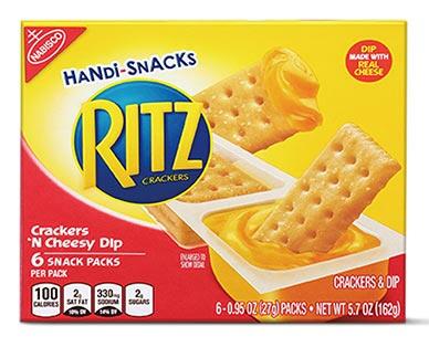 Nabisco 
 Handi Snacks Oreo or Ritz