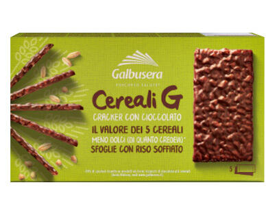 GALBUSERA 
 Cracker cioccolato 5 cereali