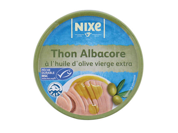 Thon albacore MSC à l'huile d'olive