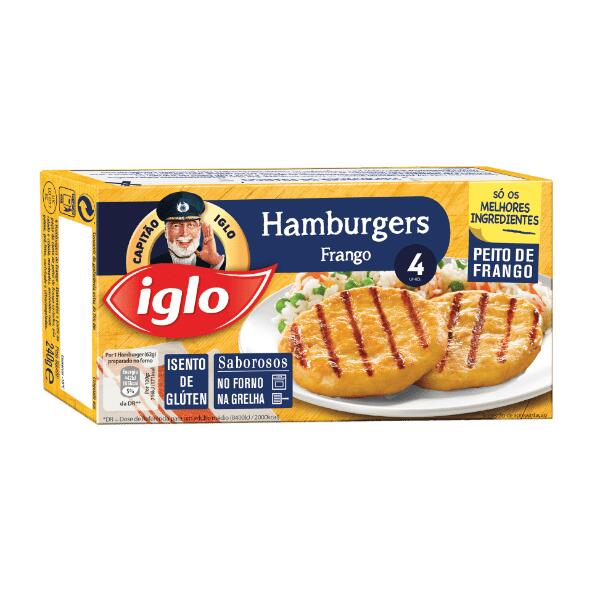Iglo Hambúrgueres de Frango sem Glúten