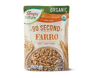 Simply Nature Organic Farro or Barley and Lentils