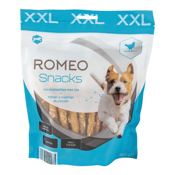 ROMEO(R) 				Snacks à la volaille pour chiens