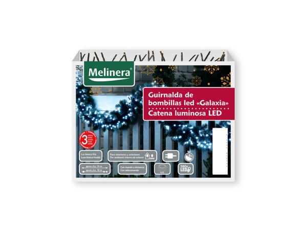 'Melinera(R)' Guirnalda de bombillas 580 LED Galaxia