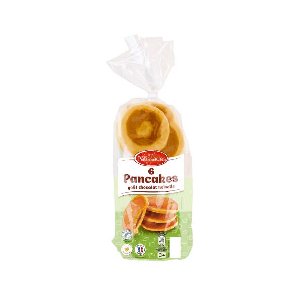 LES PÂTISSADES(R) 				6 pancakes goût chocolat noisette