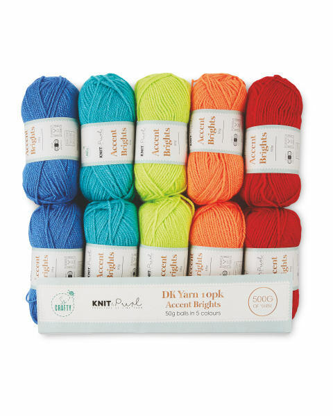Bright Double Knit Yarn 10 Pack