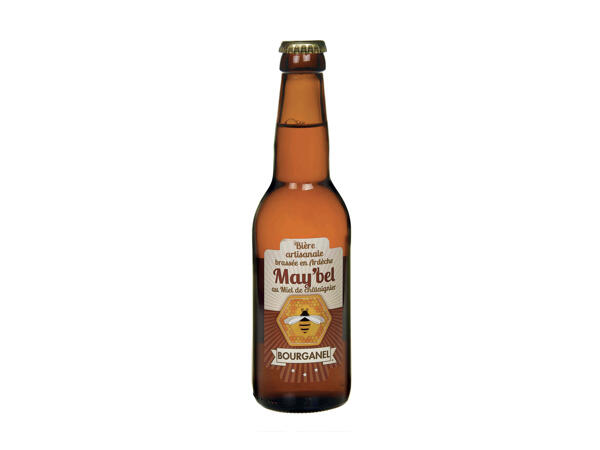 May'bel Bière blonde au miel de châtaignier de l'Ardèche