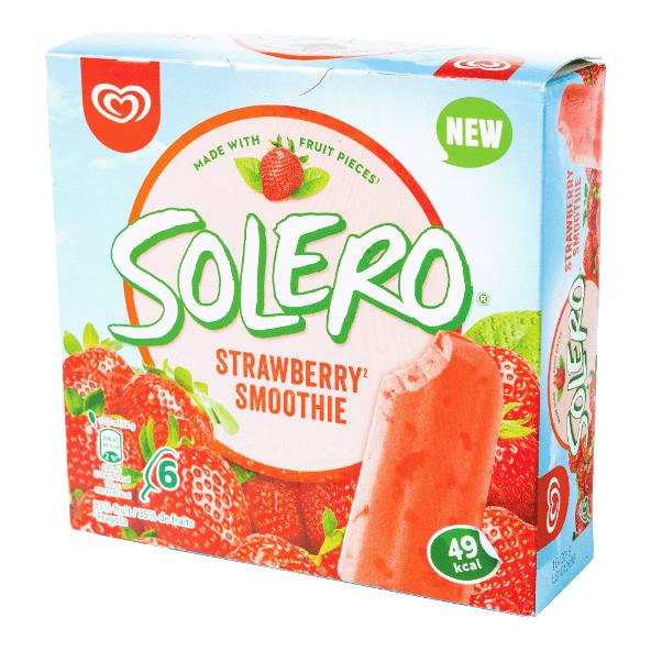 Solero fraise, 6 pcs