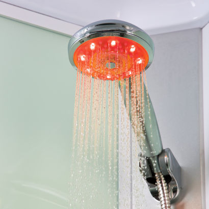 Pommeau de douche à LED