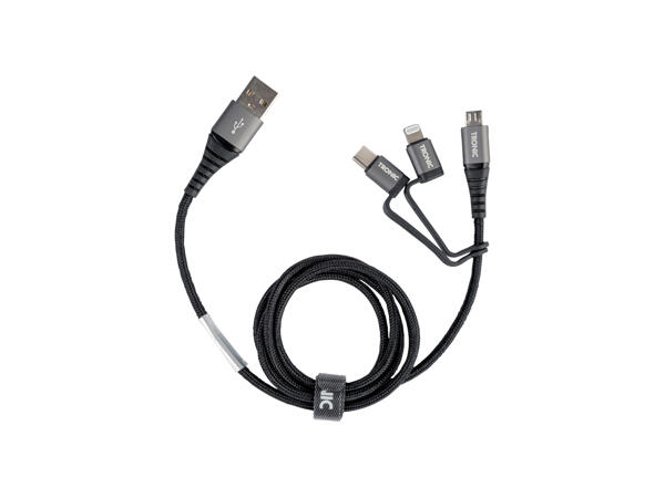 3-in-1 Charging and Data Transfer Cable