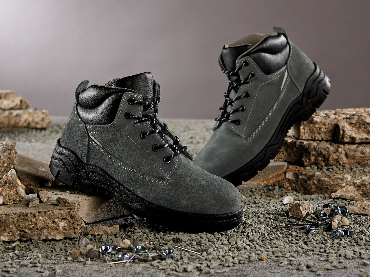 Powerfix Profi Men's Leather Safety Boots1