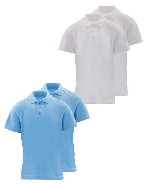 Boys Polo Shirts 2 Pack