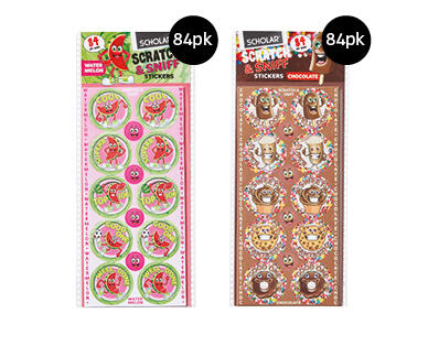 Scratch & Sniff Stickers 84pk