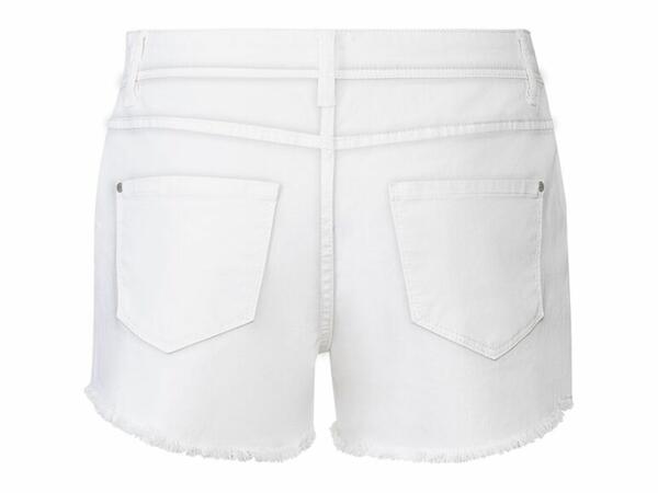 Pantalón corto blanco para mujer