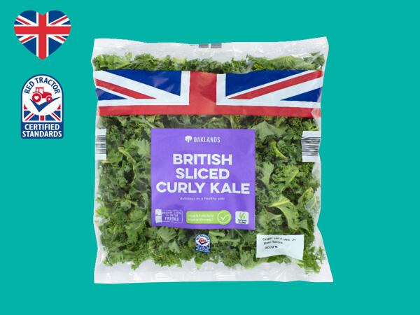 Oaklands British Sliced Curly Kale