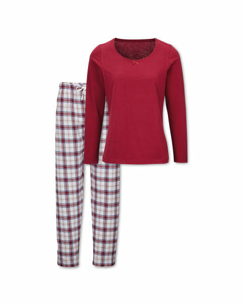 Avenue Ladies' Bordeaux Pyjamas