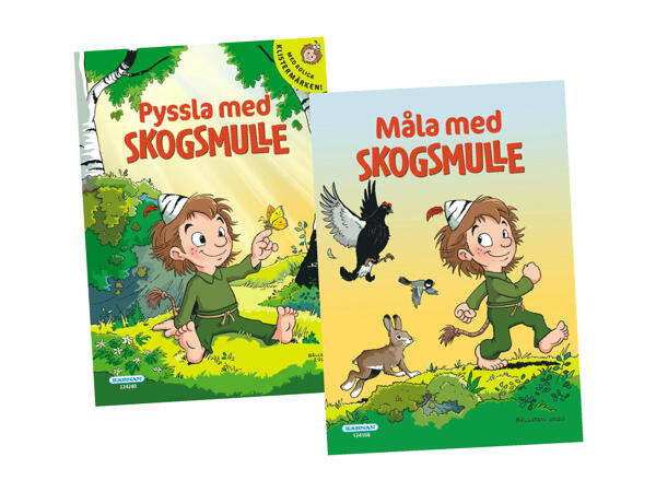 Egmont Skogsmulle målar/-pysselböcker